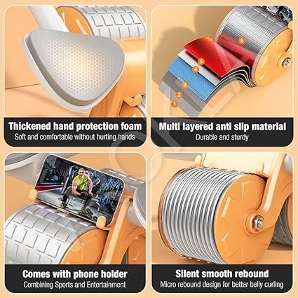 Abdominal Exercise Roller assorted color