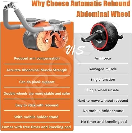 Abdominal Exercise Roller assorted color